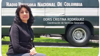 ‘‘Me hace sentir orgullosa saber que tengo la oportunidad de trabajar en una empresa del Estado con objetivos tan importantes para la sociedad": Doris Cristina Rodríguez Herrera.