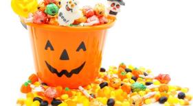 Calabaza de dulces Halloween