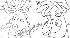 Frailejón Ernesto Pérez para colorear