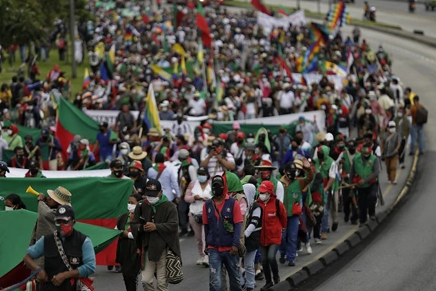 Minga indígena regresa a Bogotá y prevé reunirse con el presidente Gustavo Petro Minga indígena regresa a Bogotá y prevé reunirse con el presidente Gustavo Petro