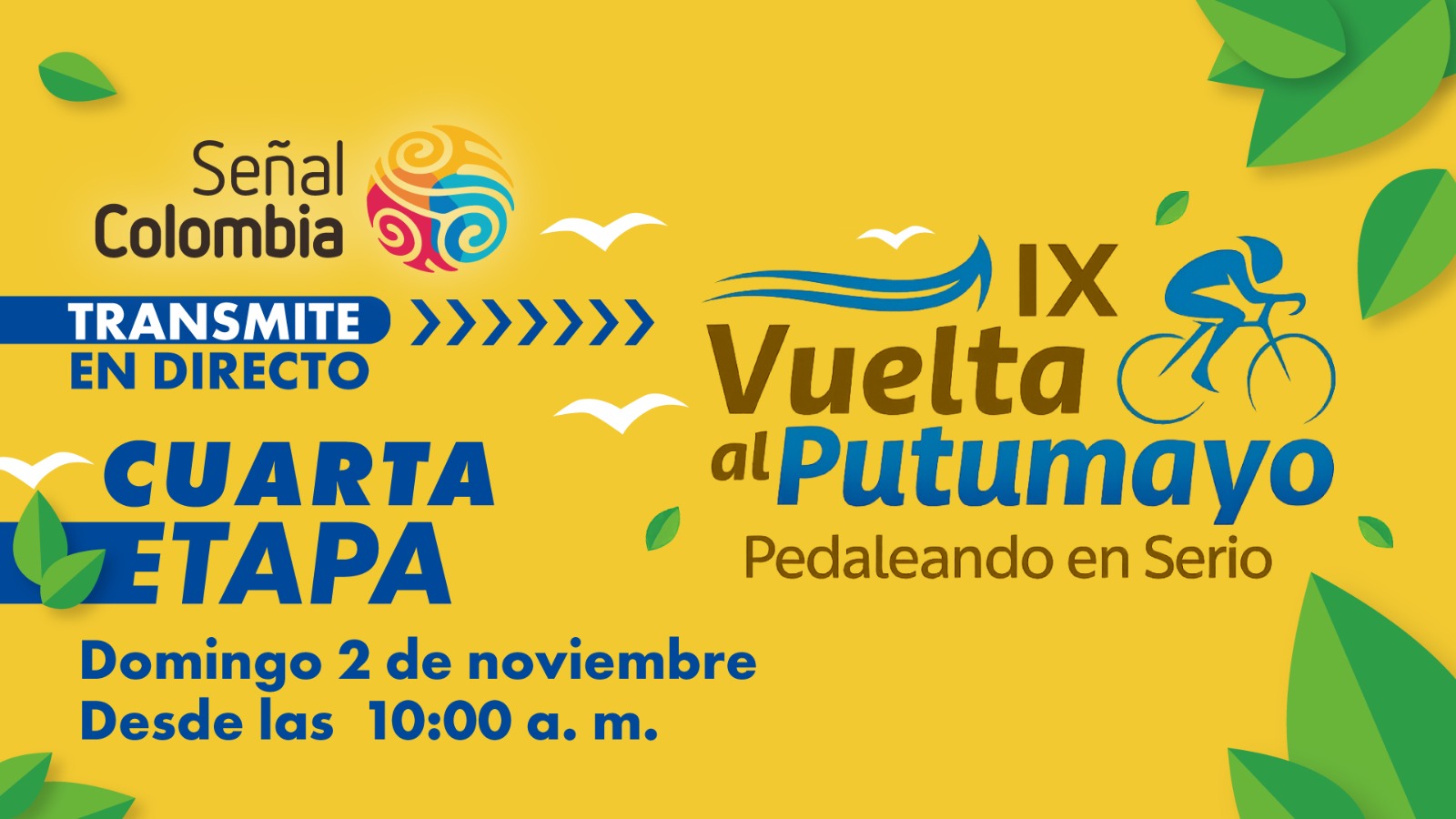 Desde Mocoa, Señal Colombia transmitirá la novena edición de la Vuelta Ciclística al Putumayo