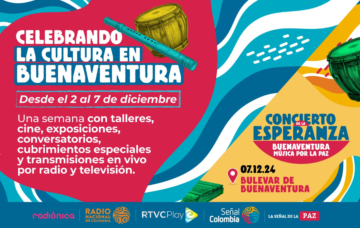 ¡Gratis! Prográmese con la semana cultural y musical de RTVC en Buenaventura ¡Gratis! Prográmese con la semana cultural y musical de RTVC en Buenaventura