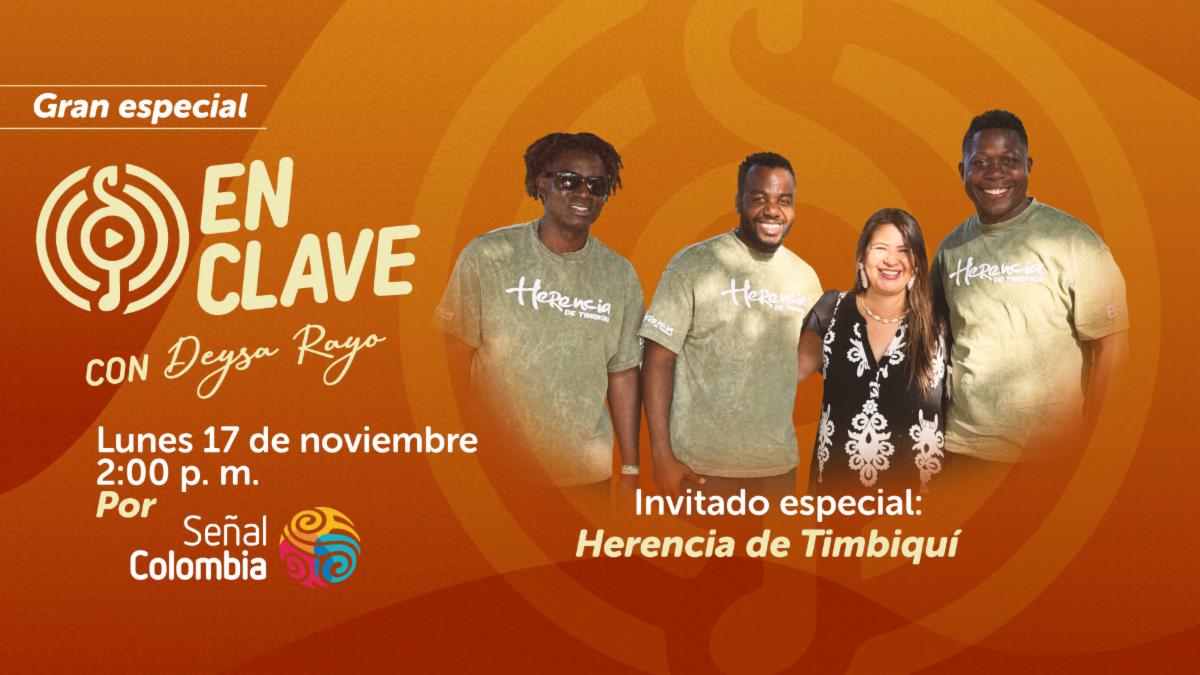La marimba de Herencia de Timbiquí llega a "En Clave", con Deysa Rayo