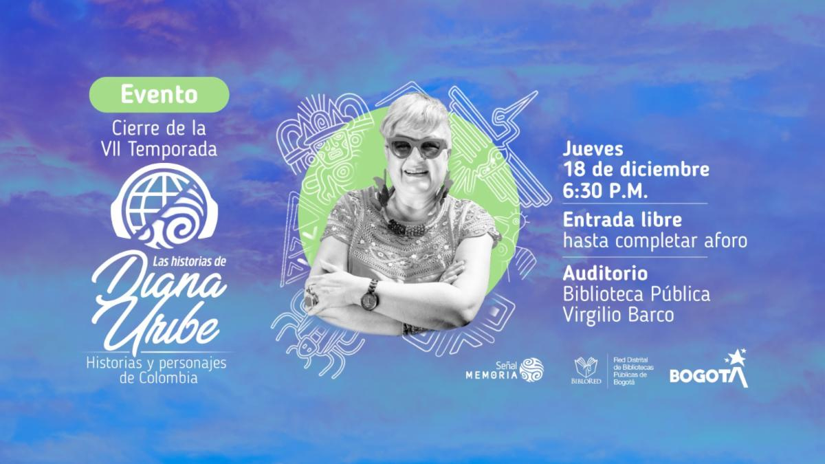 ¡Entrada libre! Diana Uribe cierra la séptima temporada de su pódcast con un evento abierto al público ¡Entrada libre! Diana Uribe cierra la séptima temporada de su pódcast con un evento abierto al público