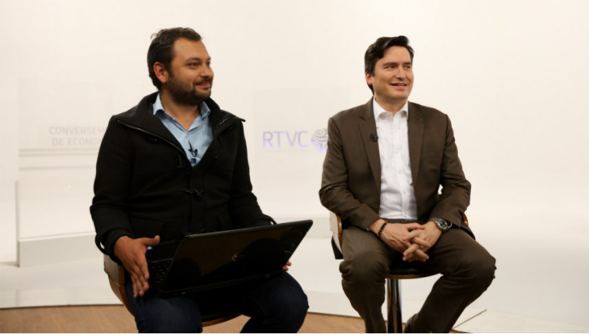 Santiago Castro y Juan Diego Becerra en Conversemos de Economía por el Canal Institucional Santiago Castro y Juan Diego Becerra en Conversemos de Economía por el Canal Institucional