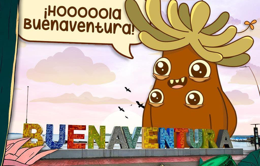 Frailejón Ernesto Pérez recorre el Pacífico colombiano dando abracitos de agua Frailejón Ernesto Pérez recorre el Pacífico colombiano dando abracitos de agua