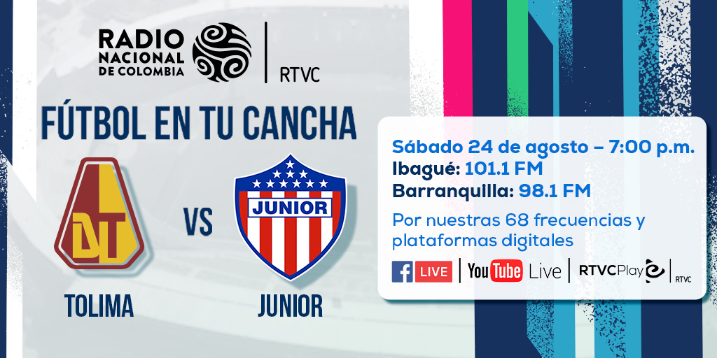 Análisis y dónde escuchar el partido Tolima vs. Junior Análisis y dónde escuchar el partido Tolima vs. Junior