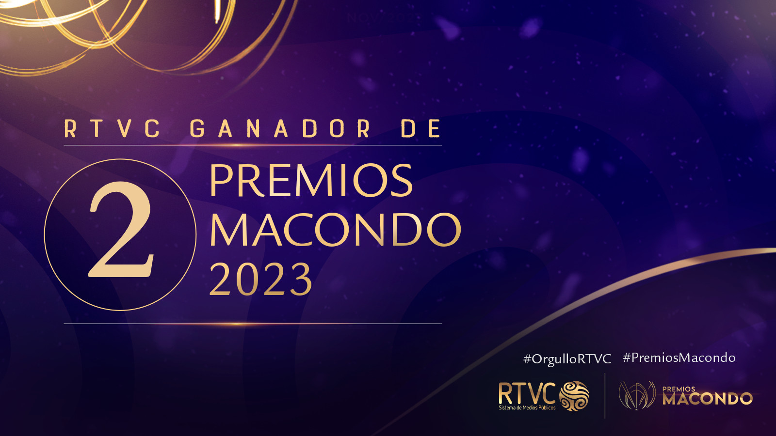 RTVC recibe 2 Premios Macondo 2023 a lo mejor de la industria cinematográfica en Colombia RTVC recibe 2 Premios Macondo 2023 a lo mejor de la industria cinematográfica en Colombia
