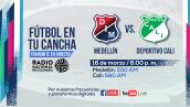 Gran duelo en el Atanasio: Independiente Medellín vs. Deportivo Cali, en vivo, por Radio Nacional de Colombia.