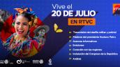La oferta de RTVC Sistema de Medios Públicos para este 20 de julio