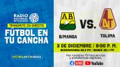 Bucaramanga y Tolima buscan su paso a la gran final del fútbol colombiano
