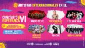 ¡Gratis! Concierto con legendarios artistas internacionales: un cartel de lujo con entrada libre