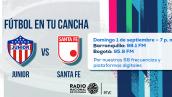 Dónde escuchar Junior vs. Santa Fe Dónde escuchar Junior vs. Santa Fe