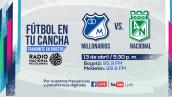 ¡Clásico en El Campín! Millonarios vs. Nacional se escucha por Radio Nacional de Colombia