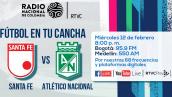 Duelo de gigantes en el Campín, Santa Fe recibe a Atlético  Nacional