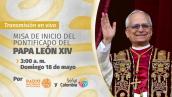 Mañana 18 de mayo, RTVC transmite la Misa de inicio del pontificado del Papa León XIV