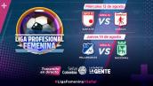 Santa Fe vs. América y Millonarios vs. Nacional ¡Fútbol Profesional Femenino por Señal Colombia!