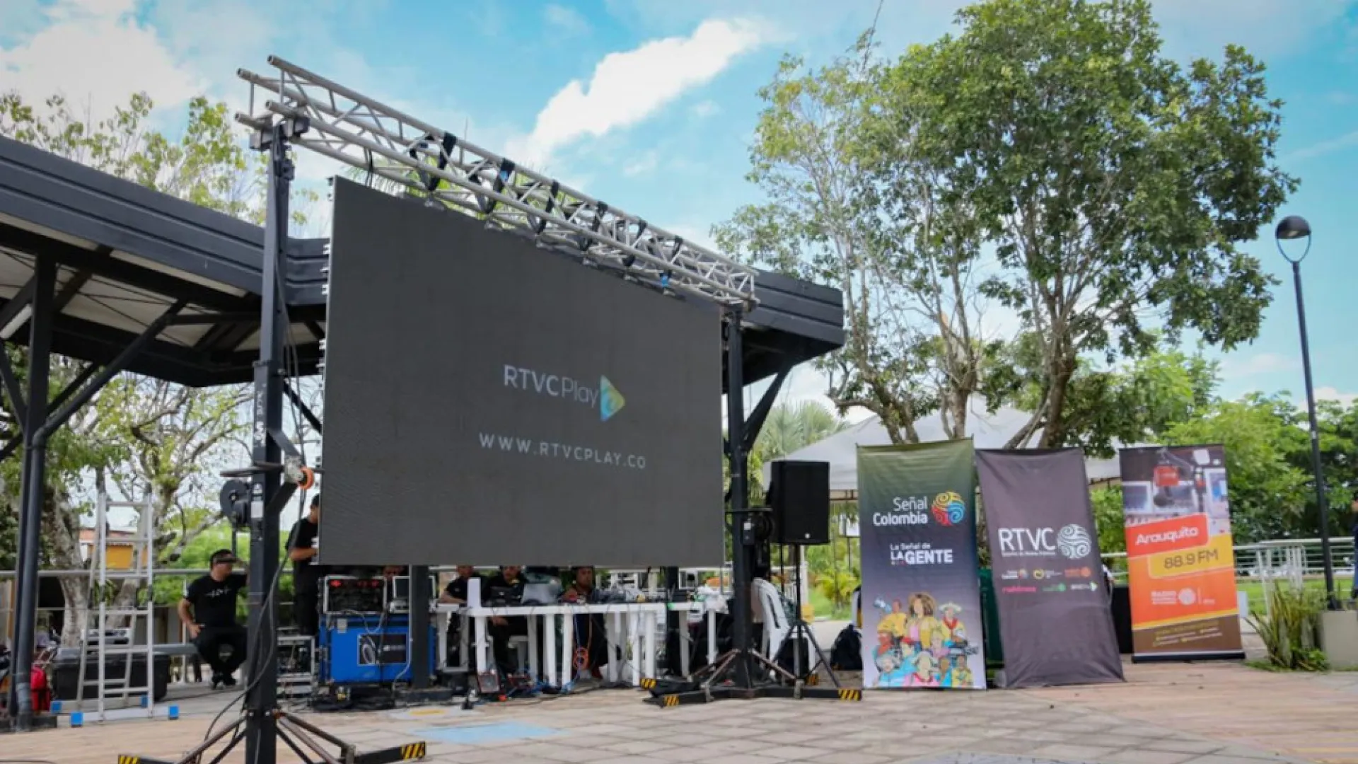 RTVC vive el "Cine con la Gente" en Arauca