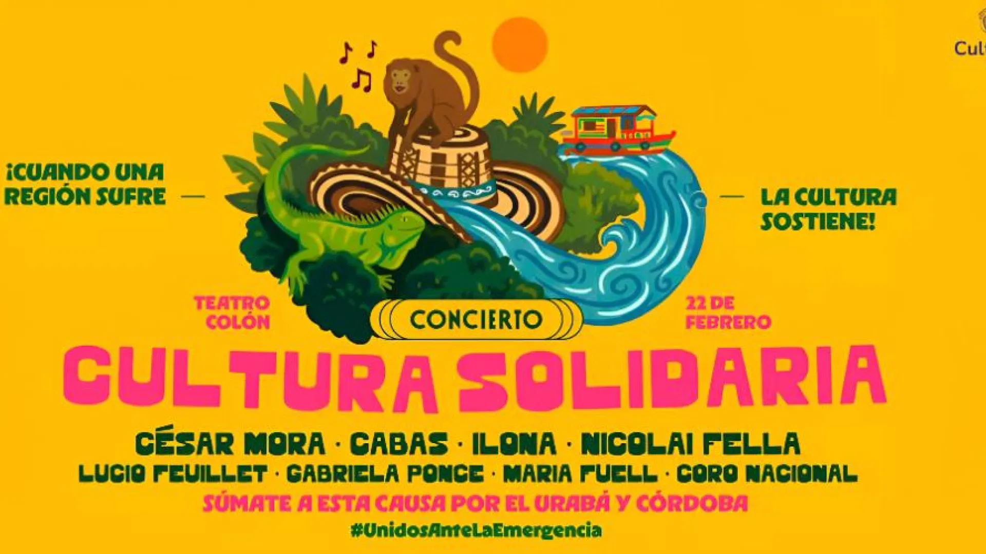 Cultura Solidaria: el concierto en Bogotá busca ayudar a los damnificados por las lluvias