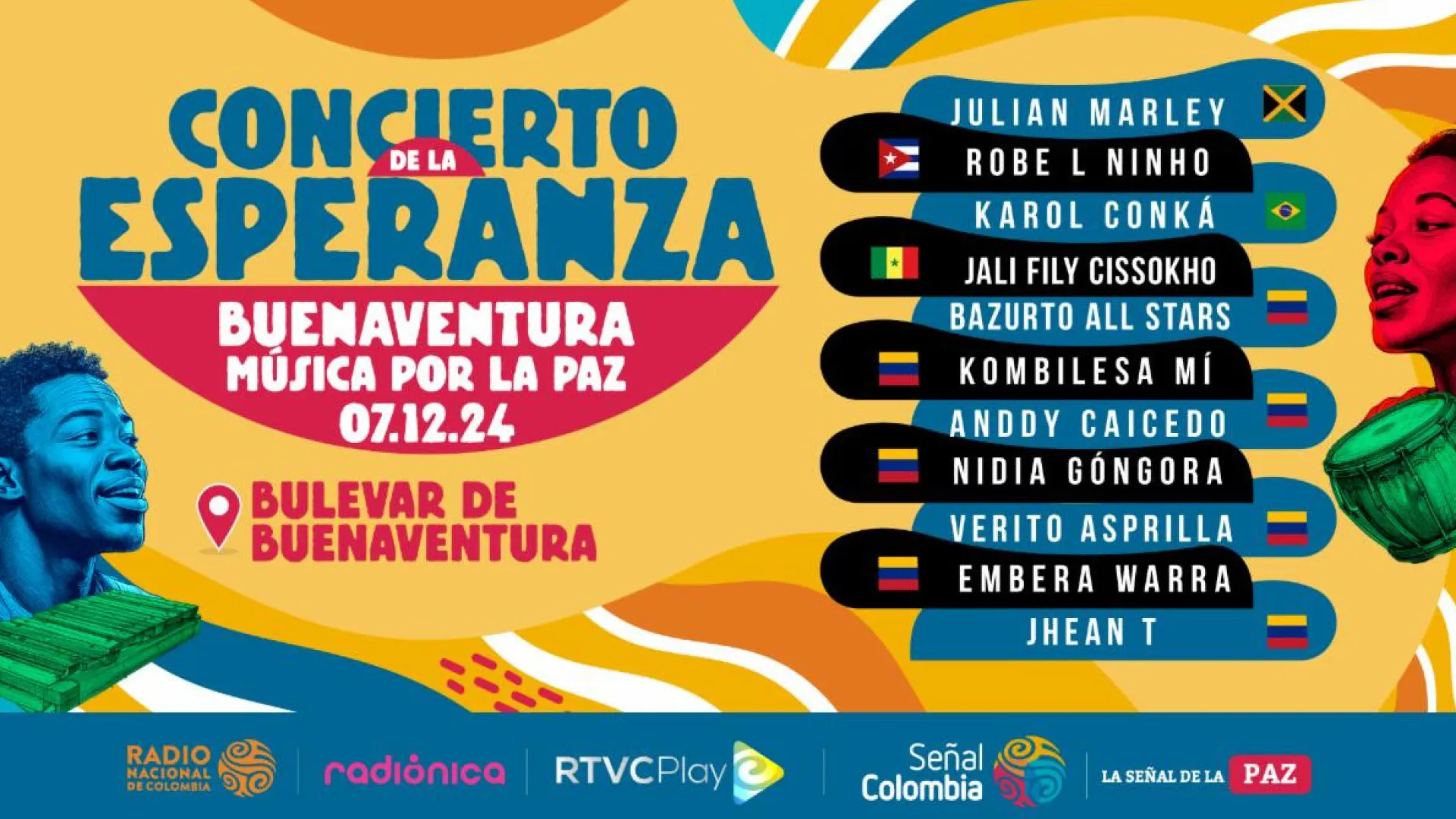 Llega a Buenaventura el Concierto de la Esperanza