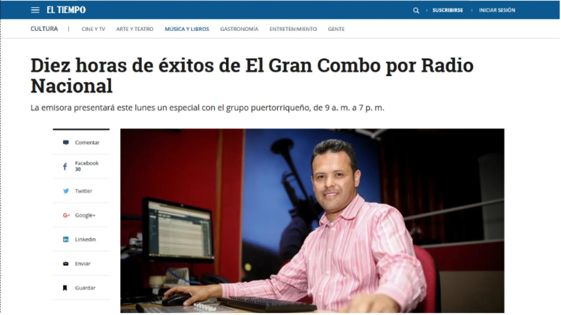 Diez horas de éxitos de El Gran Combo por Radio Nacional 
