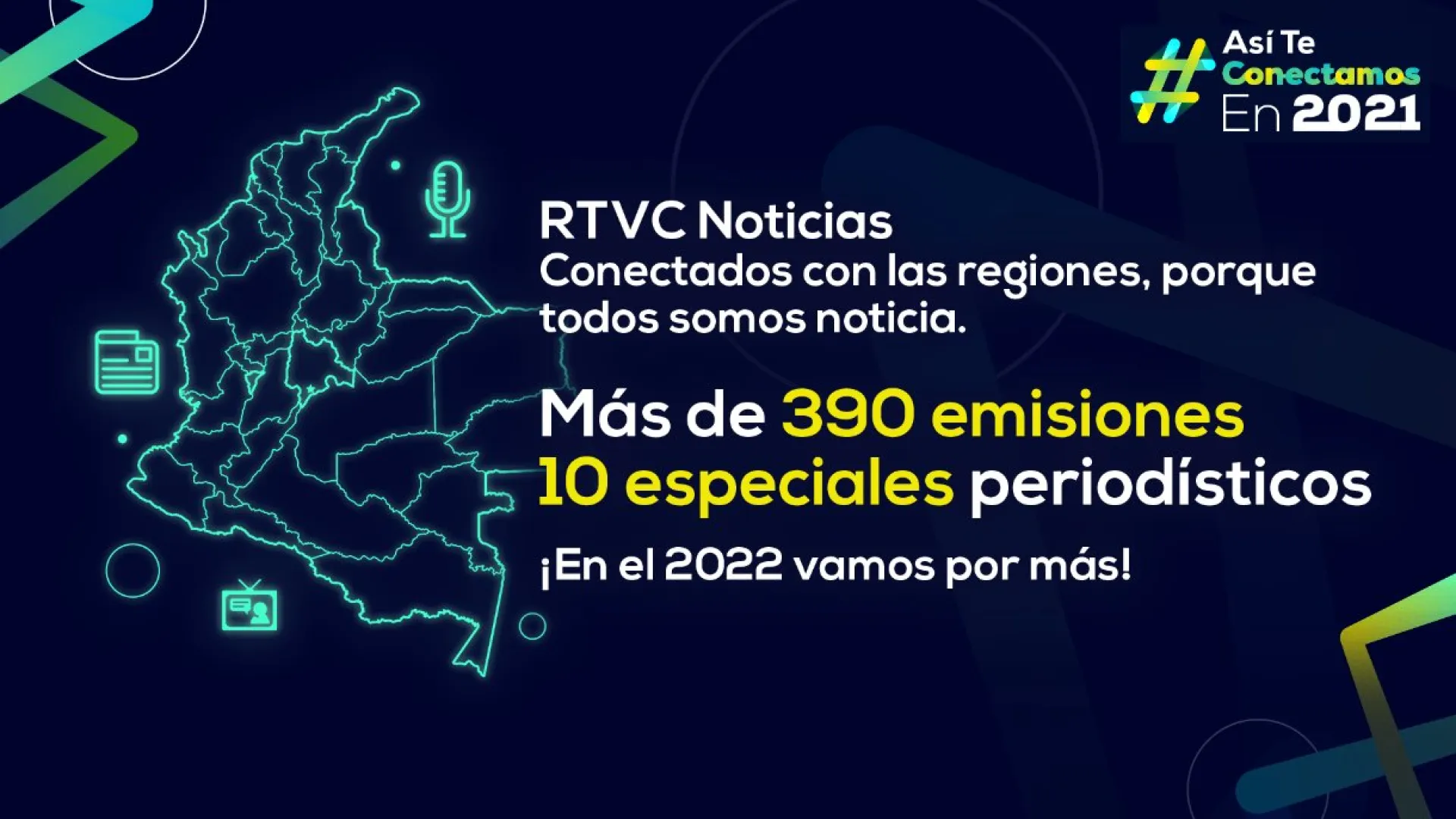 En RTVC nos conectamos con las regiones, porque todos somos noticia