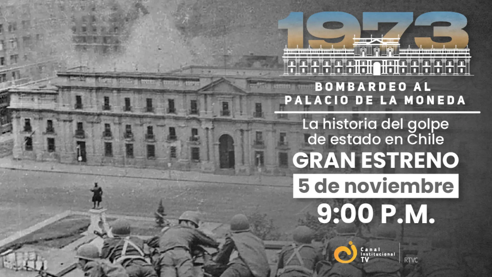 Estreno del documental "1973: Bombardeo al Palacio de la Moneda"