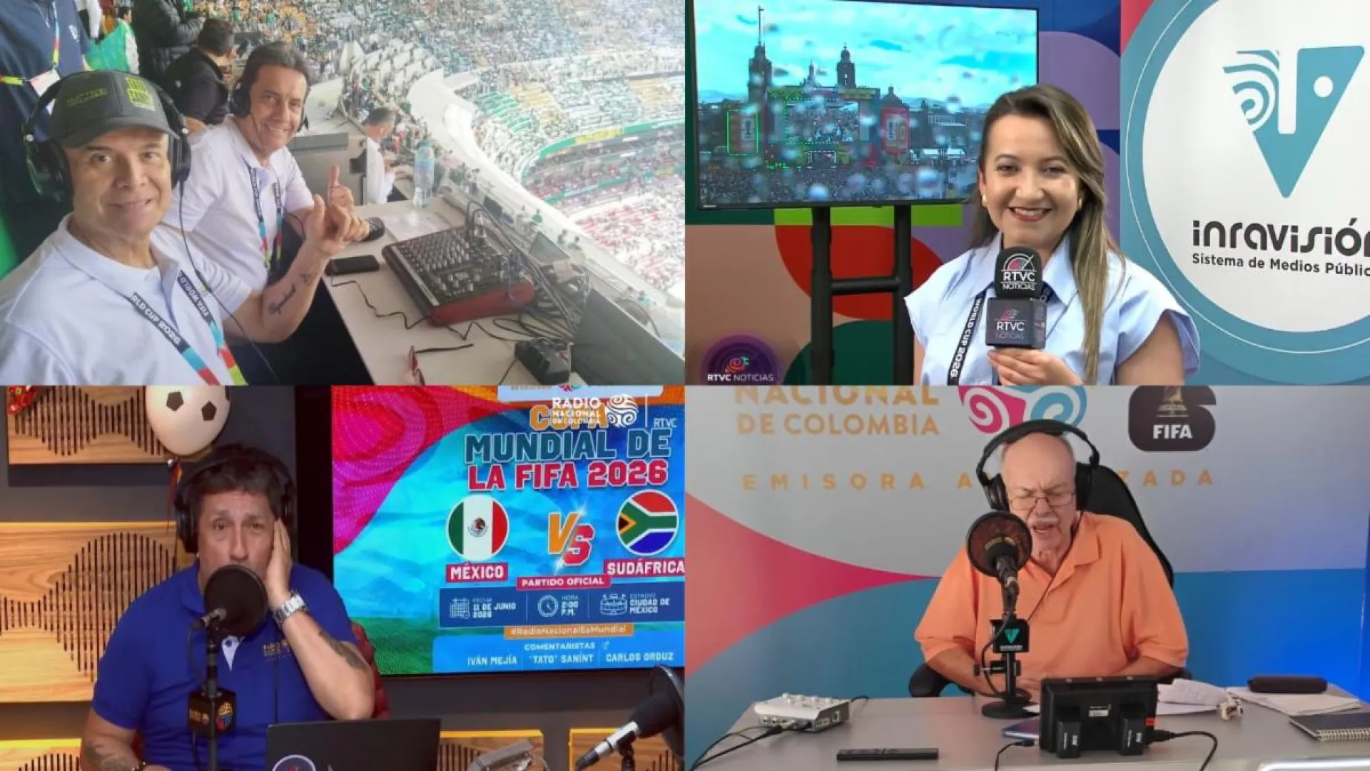¡Histórica transmisión de Inravisión!