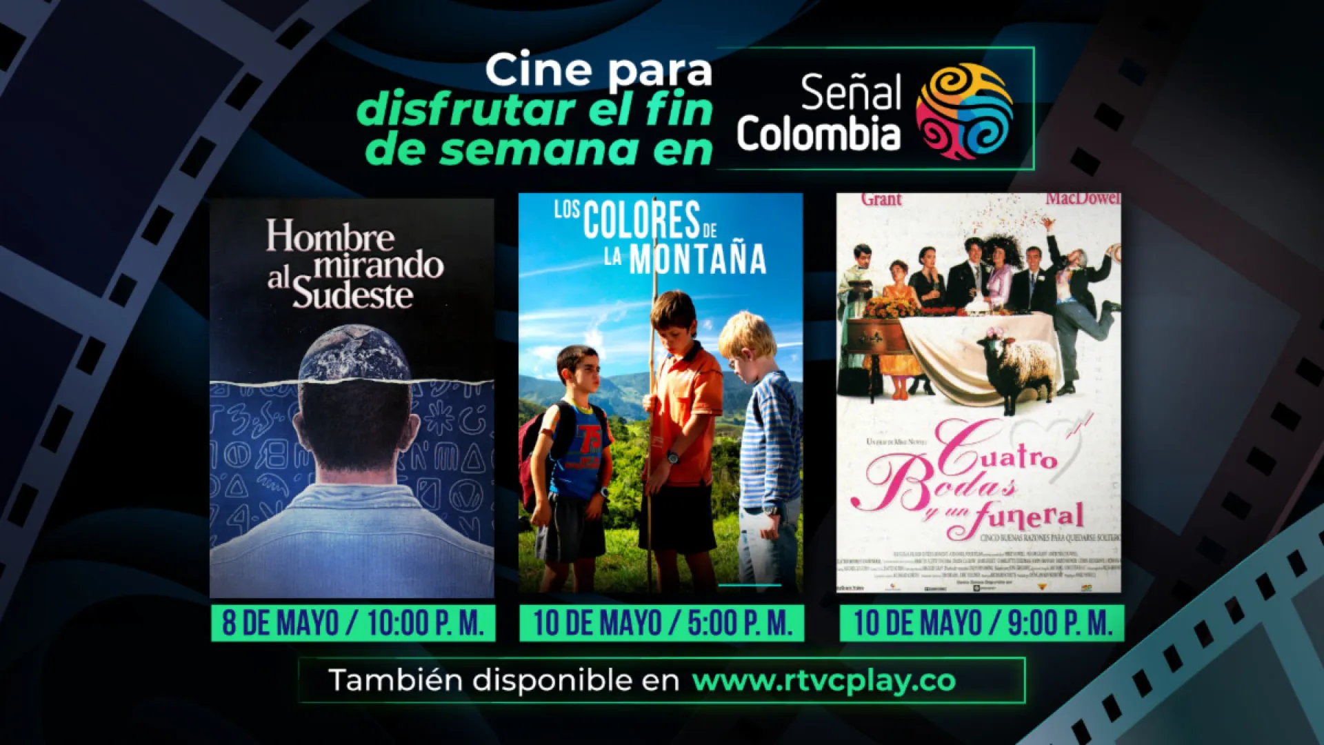 Tres películas imperdibles por Señal Colombia para este fin de semana