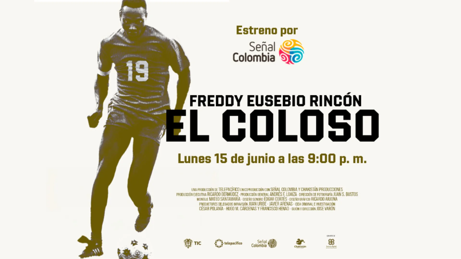 ¡Estreno "El Coloso": homenaje a la vida de Freddy Rincón, por Señal Colombia