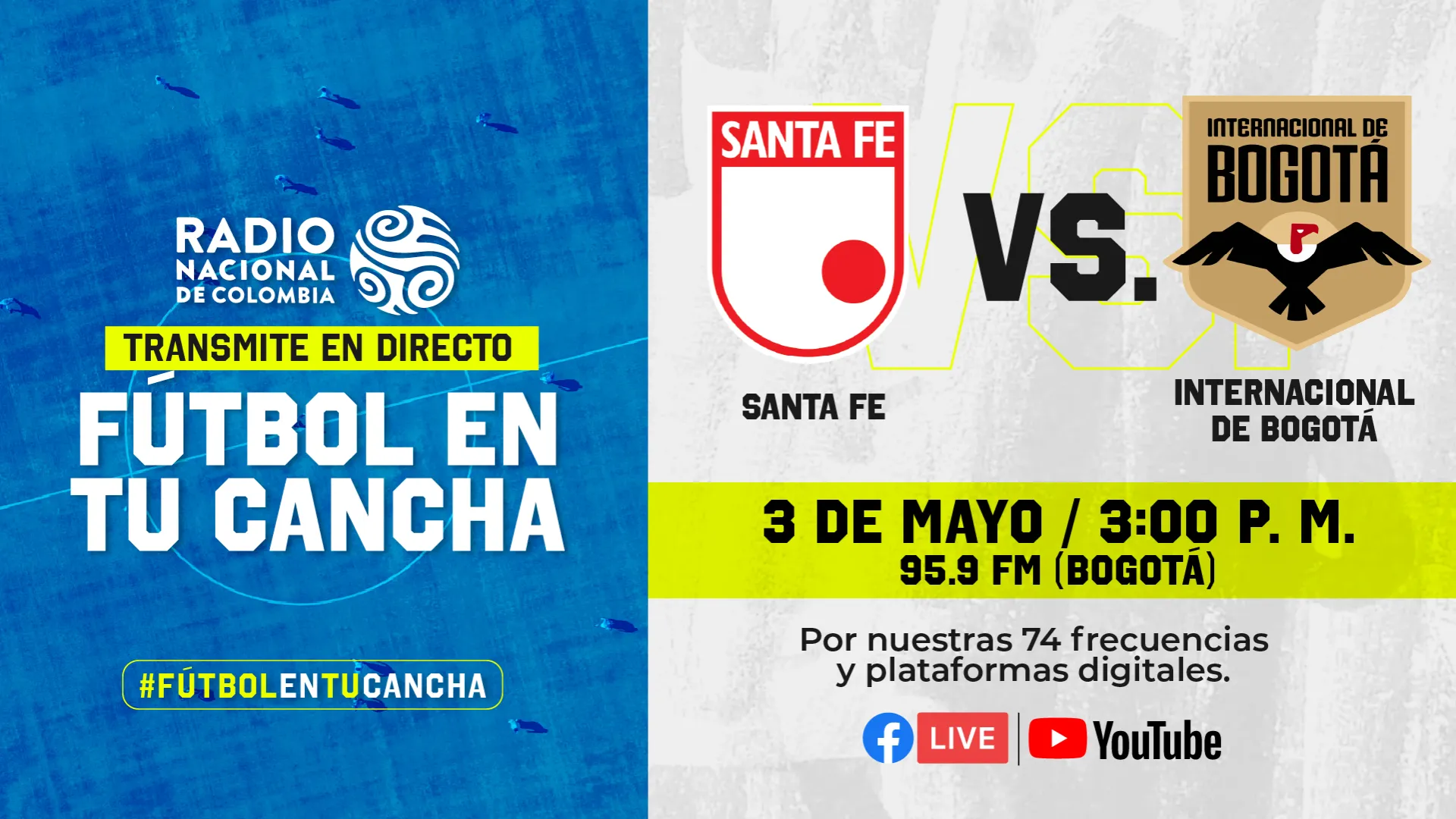 Análisis y transmisión de la definición de la Liga Colombiana de fútbol