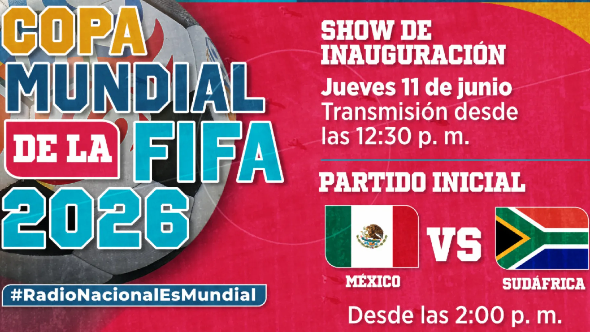 Por dónde escuchar la inauguración y primer partidos de la Copa Mundial de la FIFA