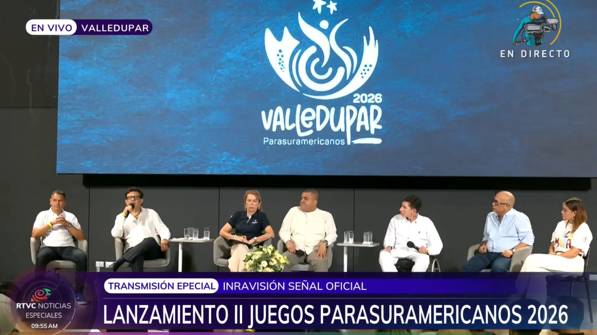 Inravisión transmitirá las emociones de los Juegos Parasuramericanos Valledupar 2026