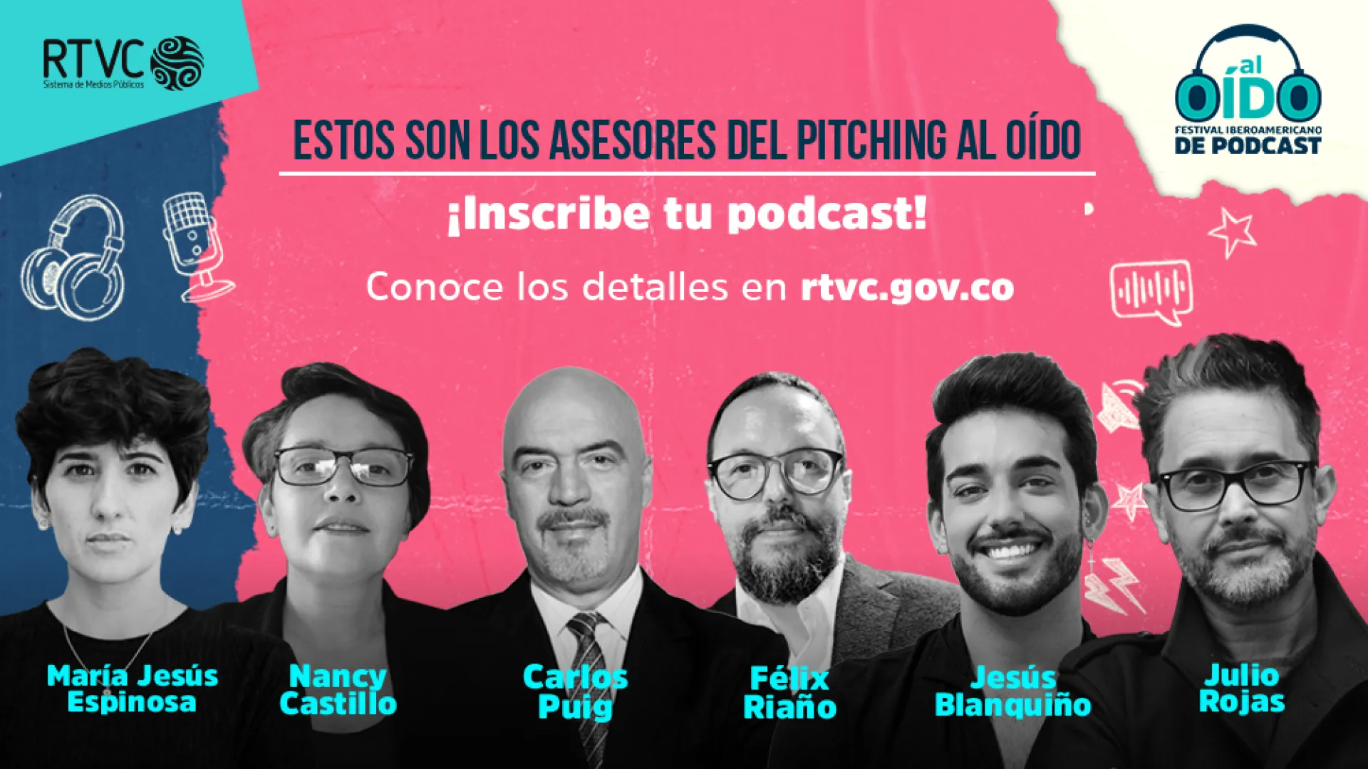 Pitching Al Oído: estos son los 4 podcast seleccionados
