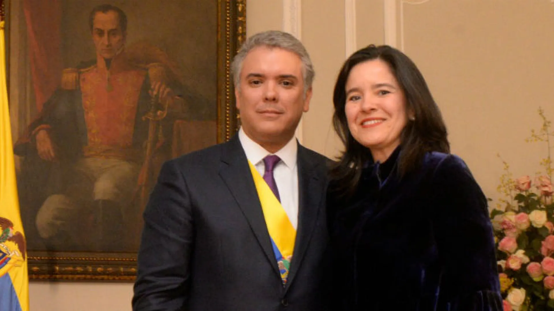 Iván Duque y Sylvia Constaín, RTVC Medios Públicos