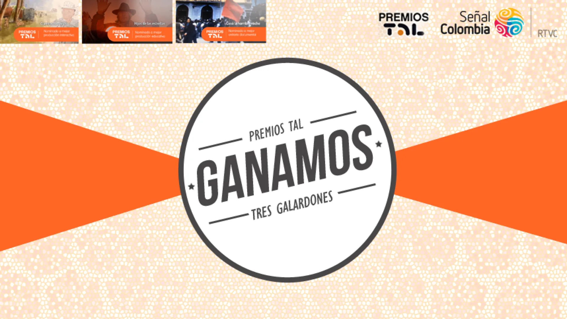Tres premios TAL para Señal Colombia de RTVC
