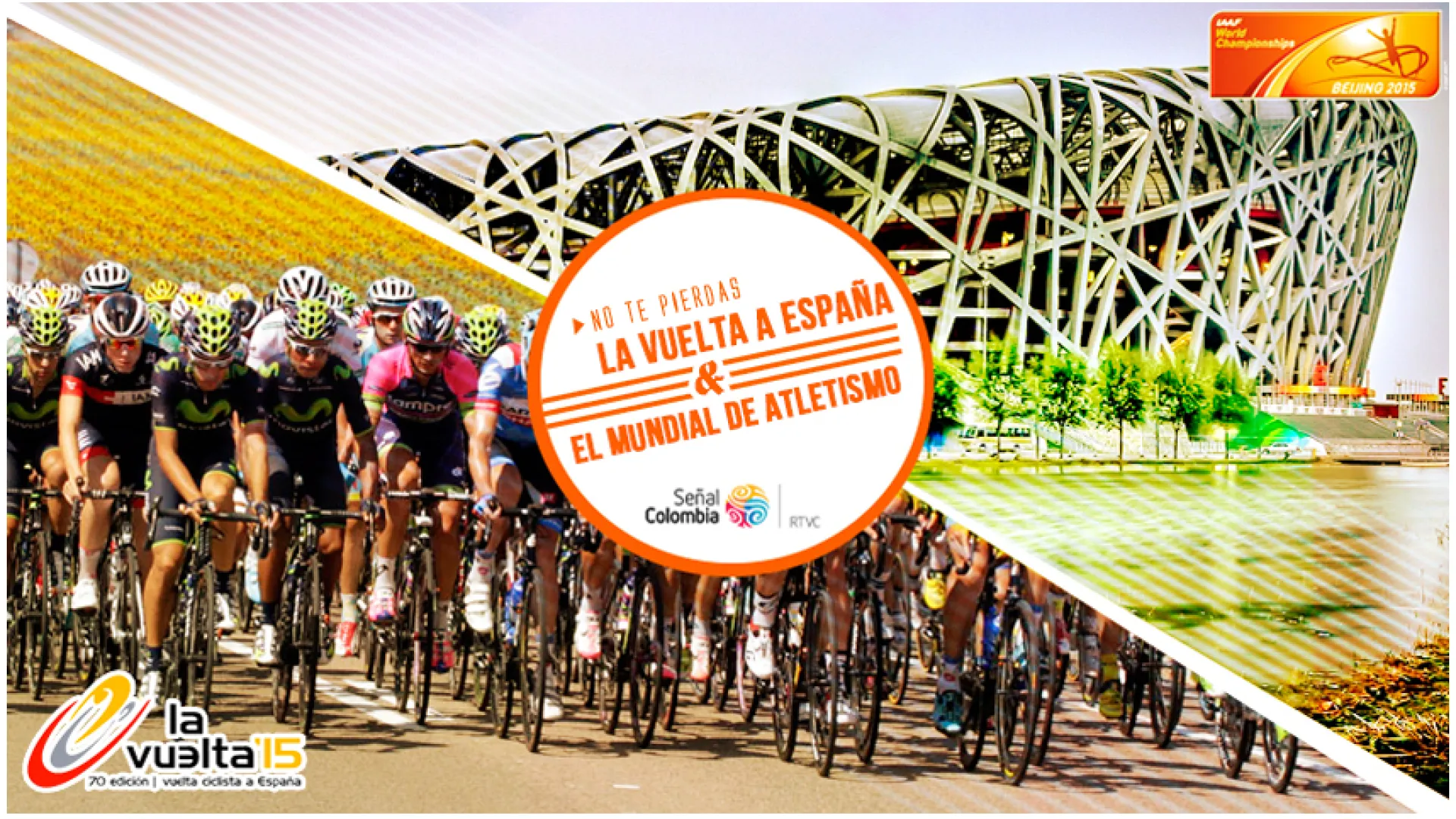 Siga la Vuelta a España y el Mundial de Atletismo en Señal Deportes de RTVC