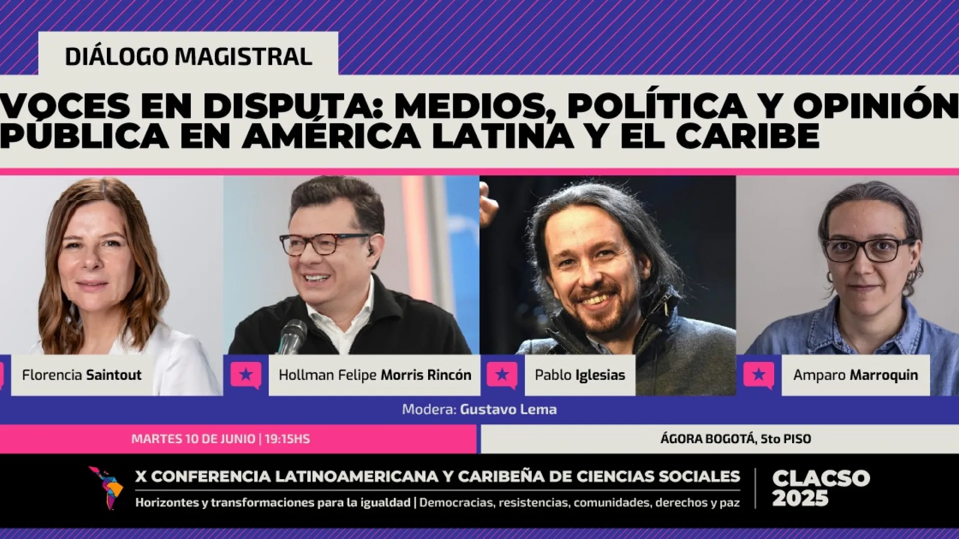 Prográmese este 10 de junio con la Conferencia Latinoamericana y Caribeña de Ciencias Sociales CLACSO 2025