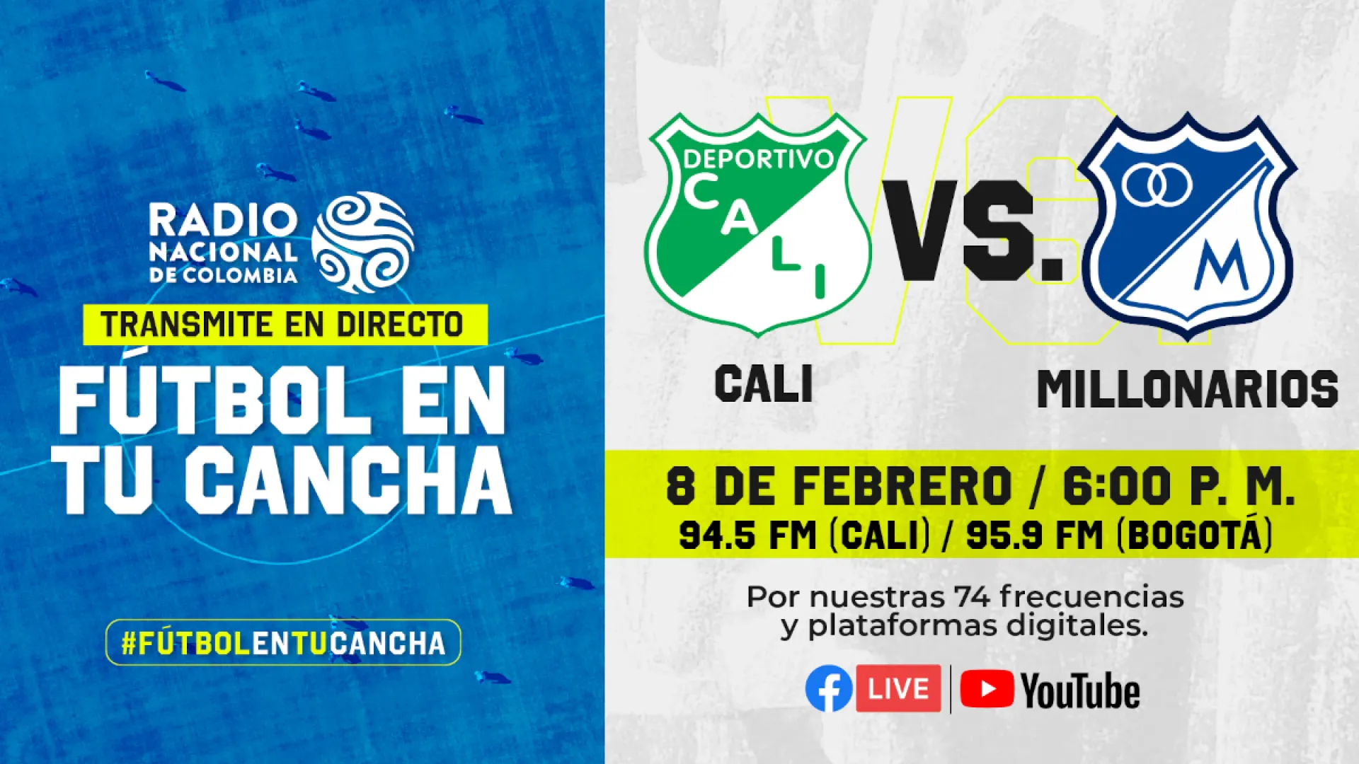 Clásico añejo por las frecuencias de Radio Nacional de Colombia