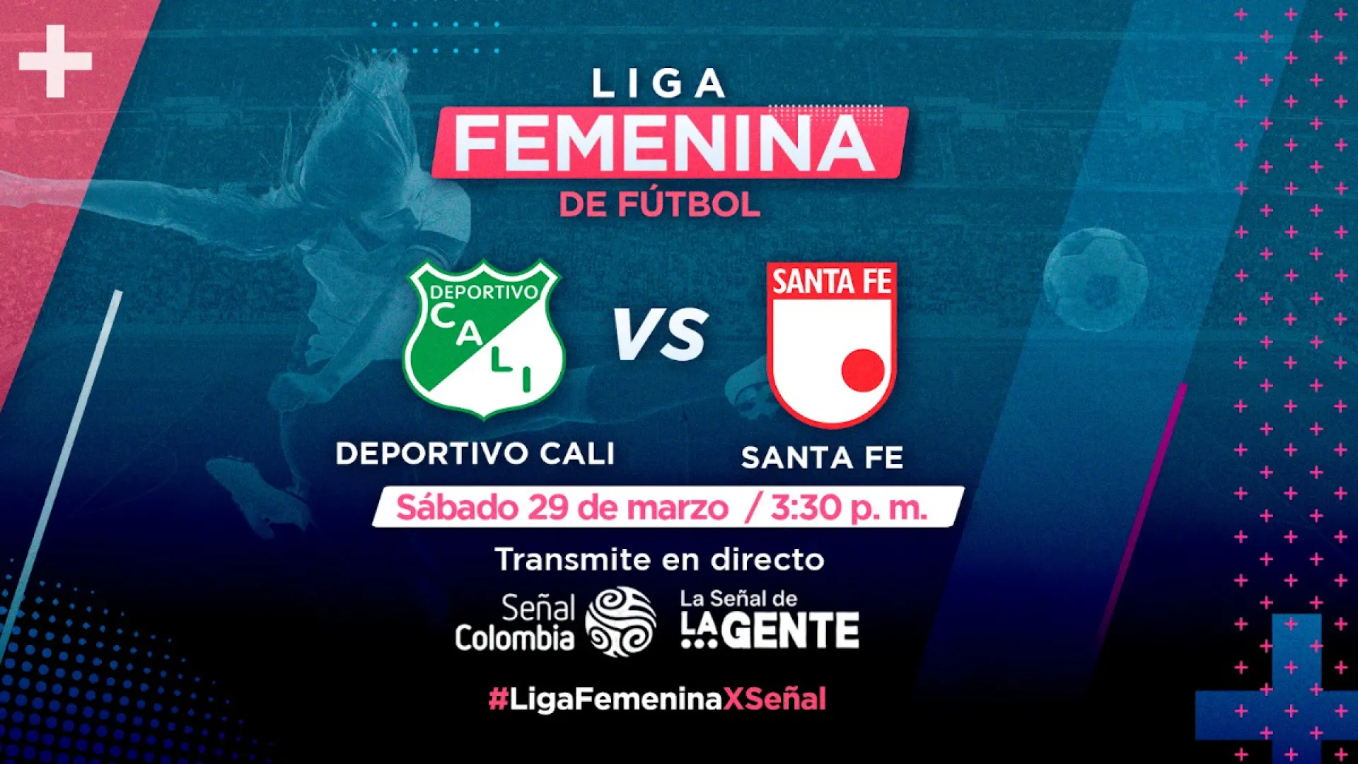 Gran encuentro de la Liga Femenina 2025 Deportivo Cali vs Santa Fe