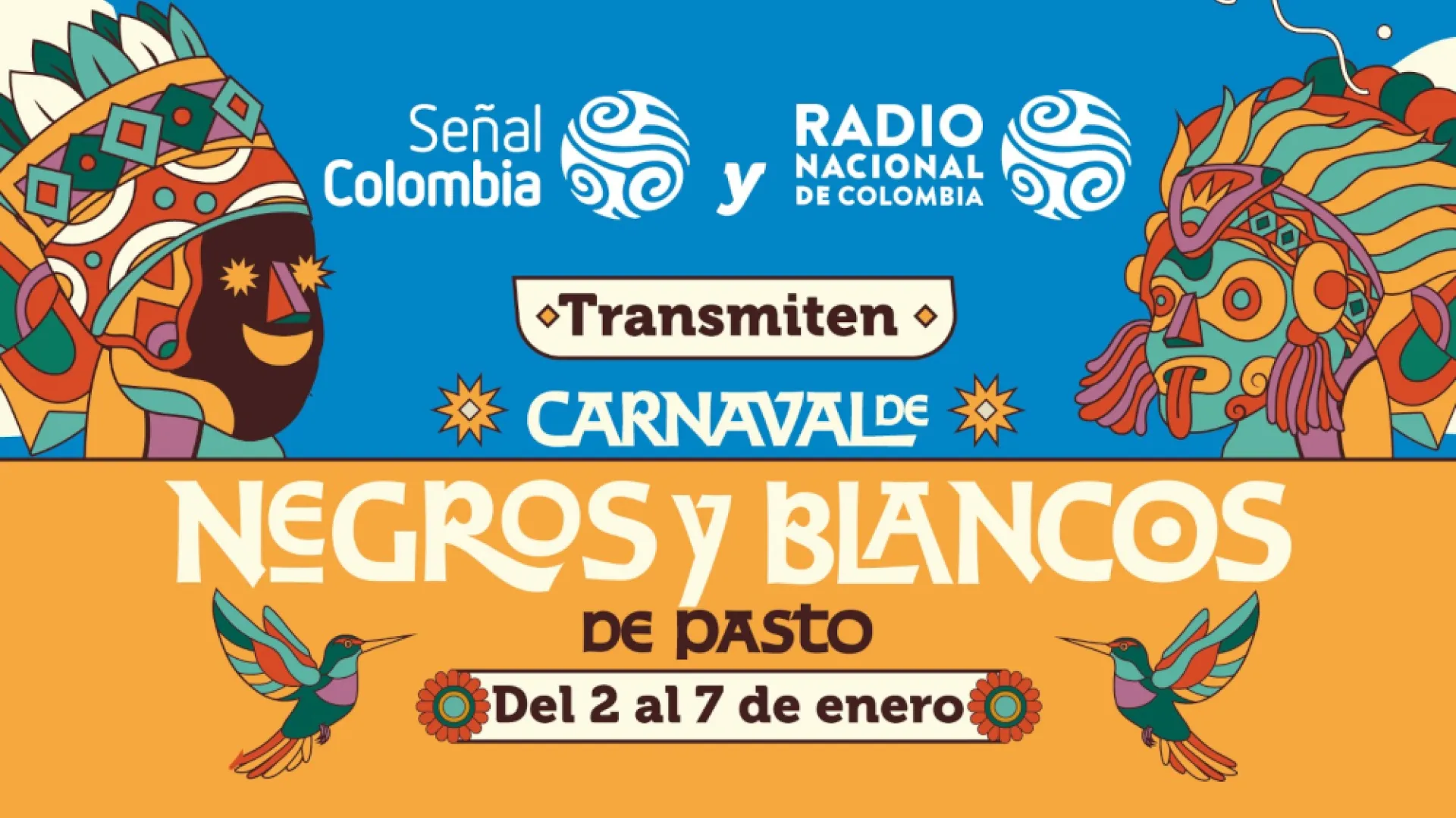 RTVC Sistema de Medios Públicos transmite el Carnaval de Blancos y Negros 2026