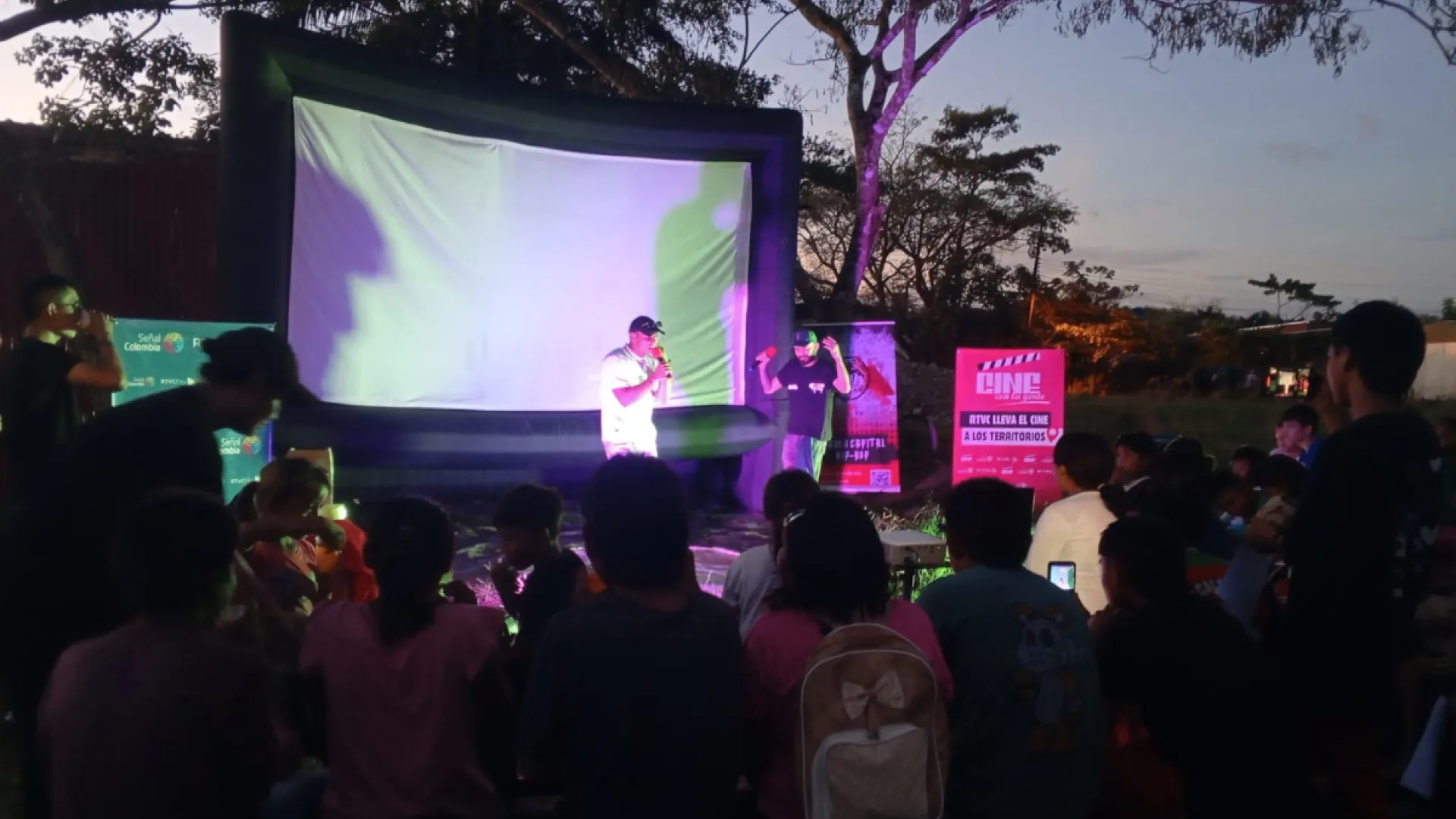 ¡Cine con la gente sigue en Arauca! Esta vez desde el asentamiento San Vicente de Paul y el barrio Fundadores