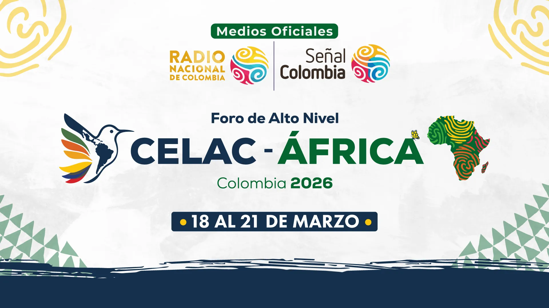 RTVC es el medio oficial del Foro de Alto Nivel CELAC-África 2026
