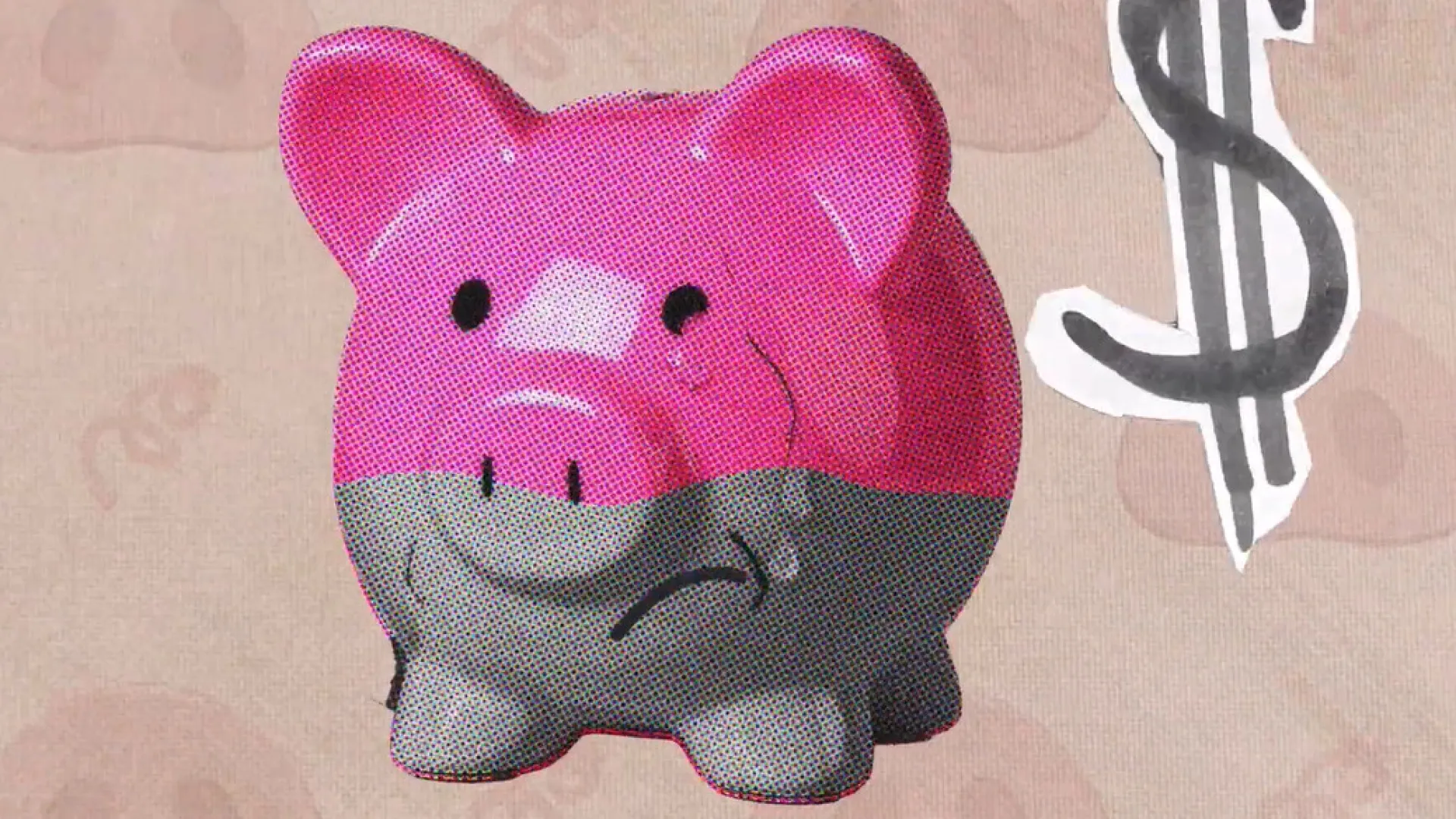 Un chancho y una vaca llegan a RTVC para hablar de economía