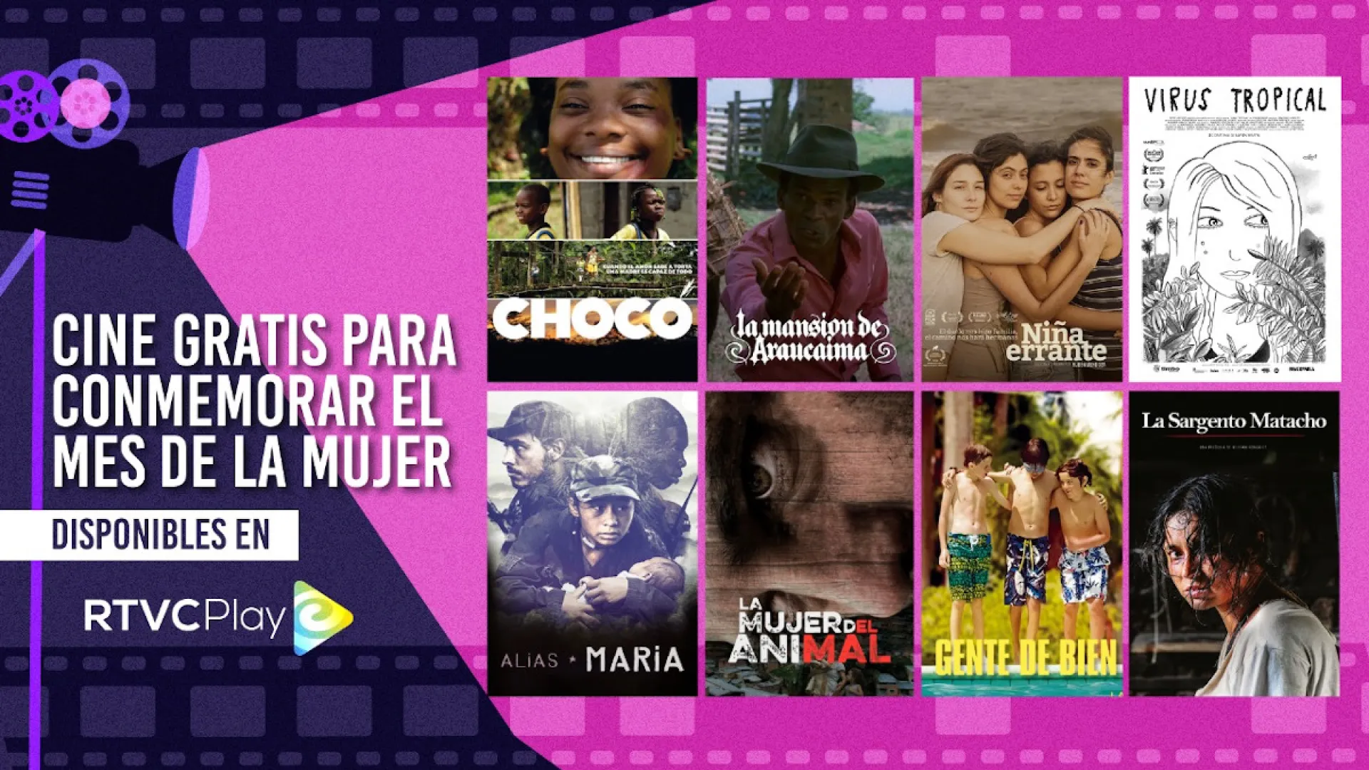Cine gratis para conmemorar el mes de la mujer