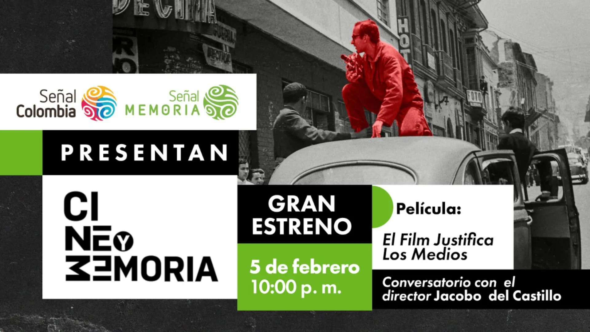 "Cine y memoria" llega a RTVC