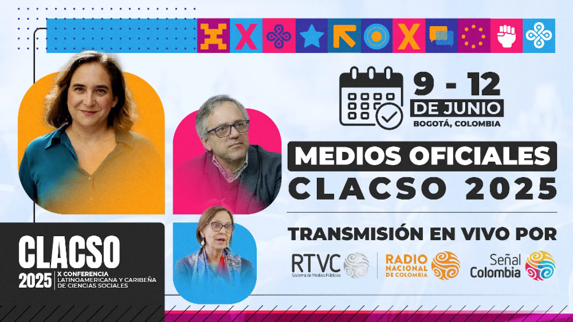 ¿Cuál es el canal oficial de la Conferencia Latinoamericana y Caribeña de Ciencias Sociales?