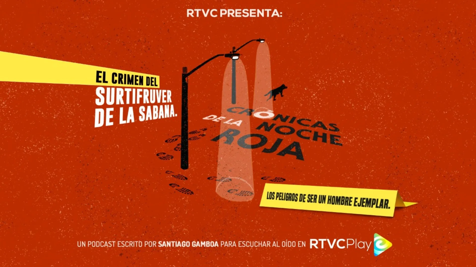 Santiago Gamboa debuta como autor del nuevo Podcast original de RTVC: ‘Crónicas de la noche roja’