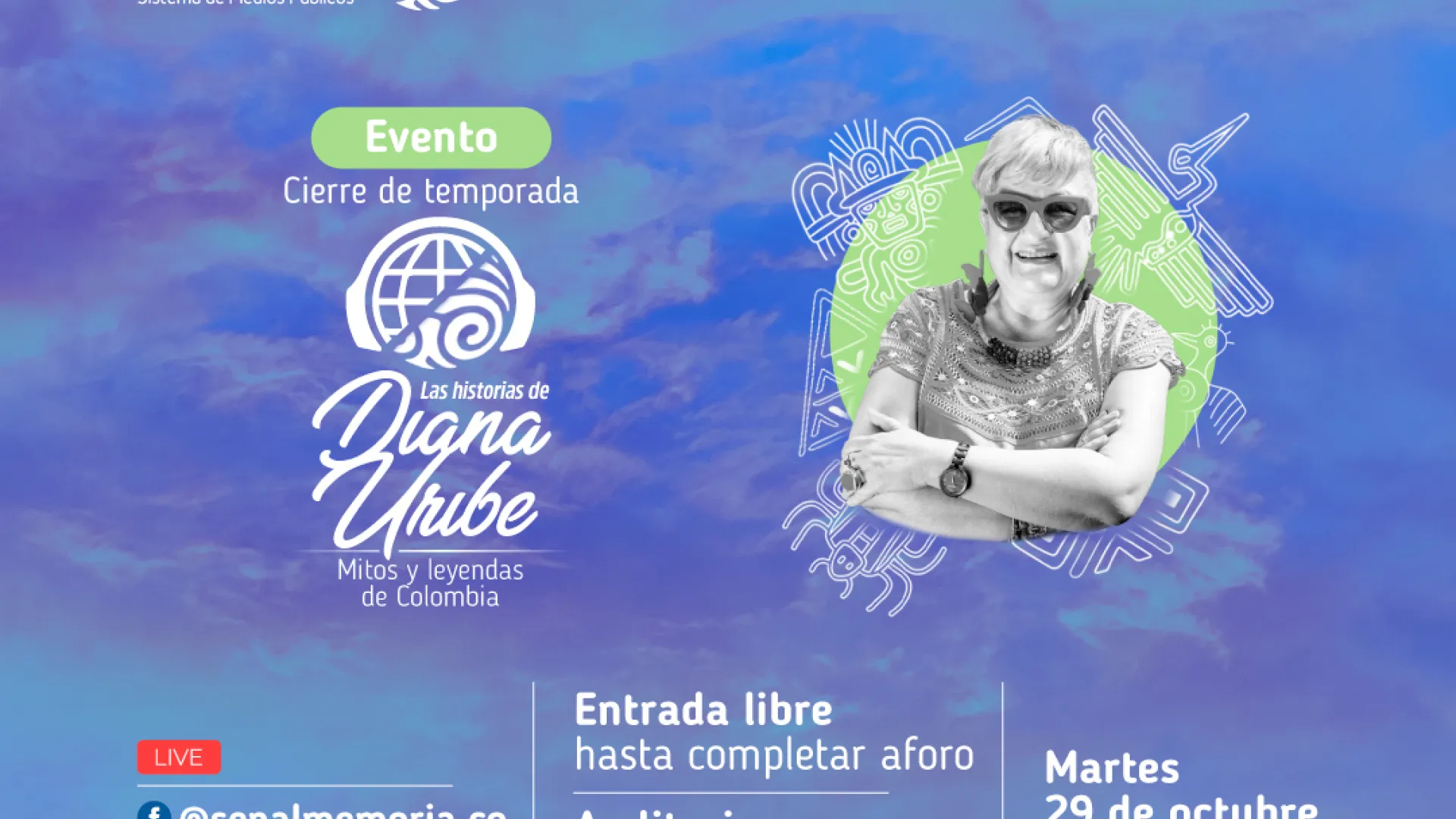 Diana Uribe cierra temporada con un conversatorio sobre la importancia de los mitos y leyendas para la identidad colombiana