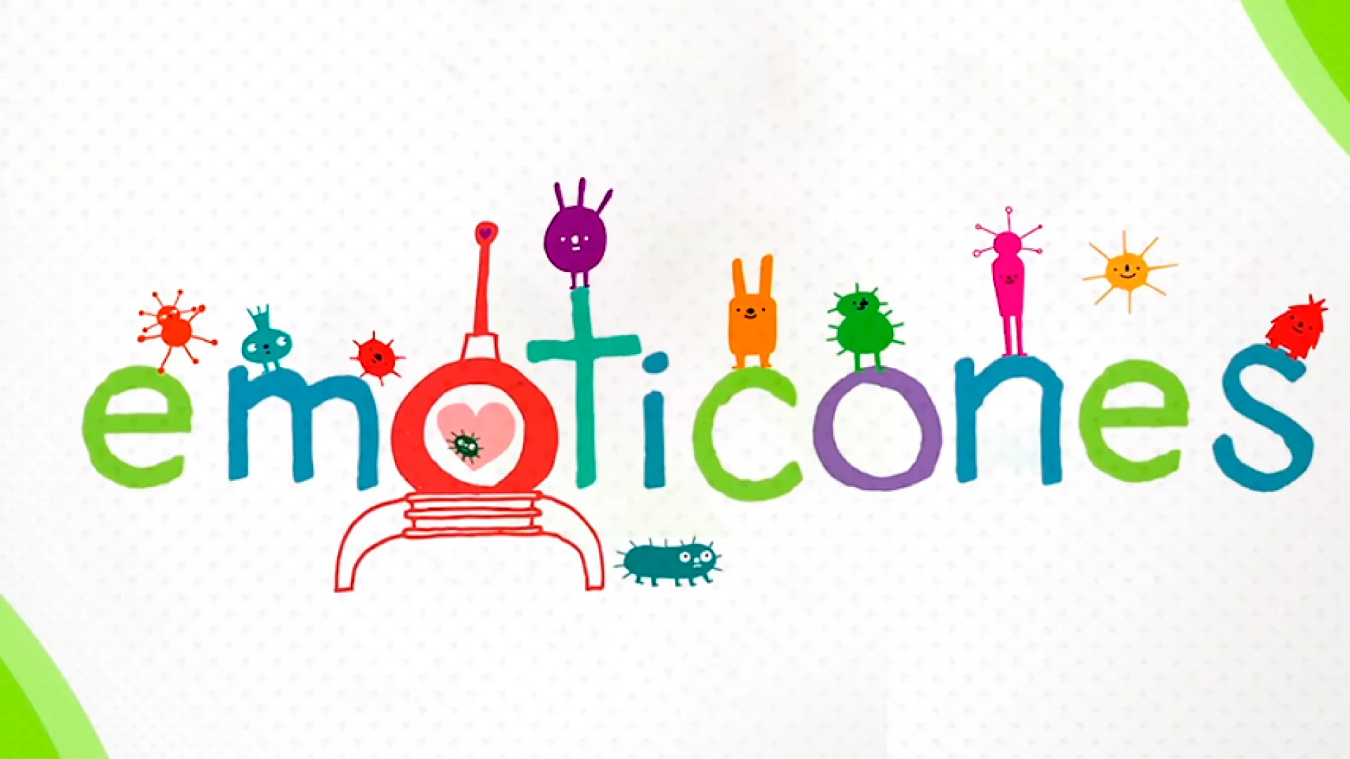 Emoticones serie infantil de Señal Colombia de RTVC